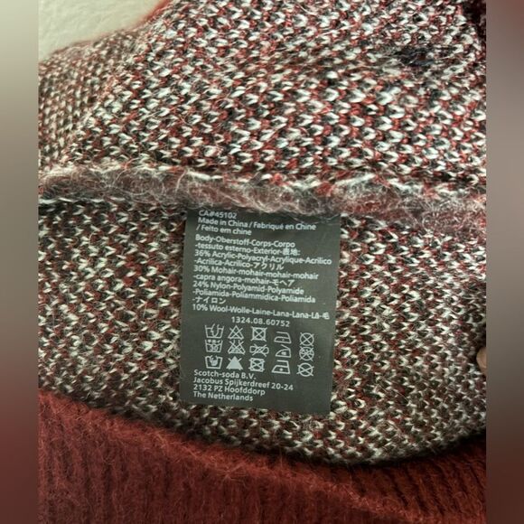 Maison Scotch Mohair Leopard Sweater sz 2 - Picture 8 of 8